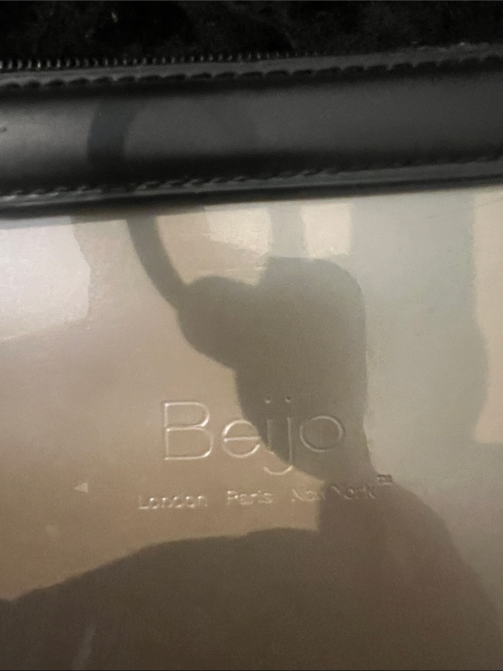 Beijo Mini Bag in Black and Clear